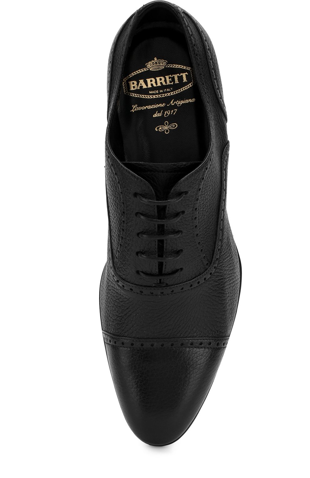 Кожаные оксфорды с брогированием BARRETT, арт. 111U015.11/CERV0, фото 5