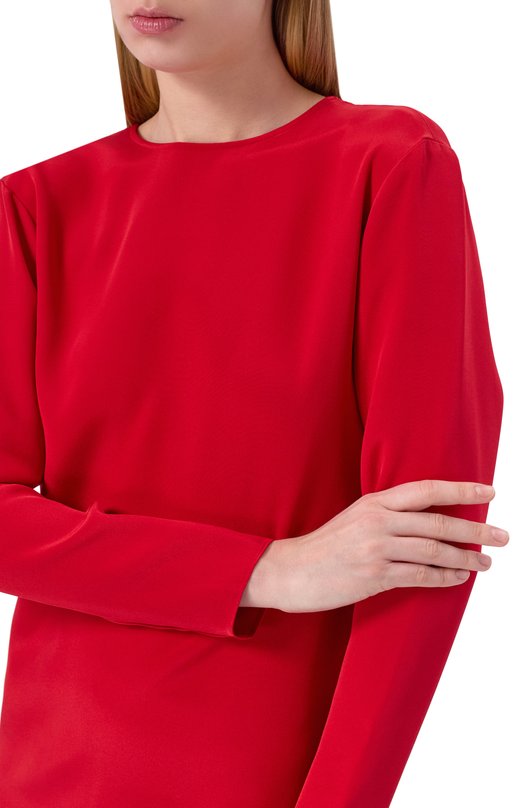 Шелковое платье OLOLOL OLD357/1423.600 Красный  OLD357/1423.600 Фото 4