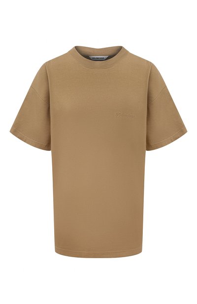 Женская хлопковая футболка BALENCIAGA, арт. 612965/TJV87