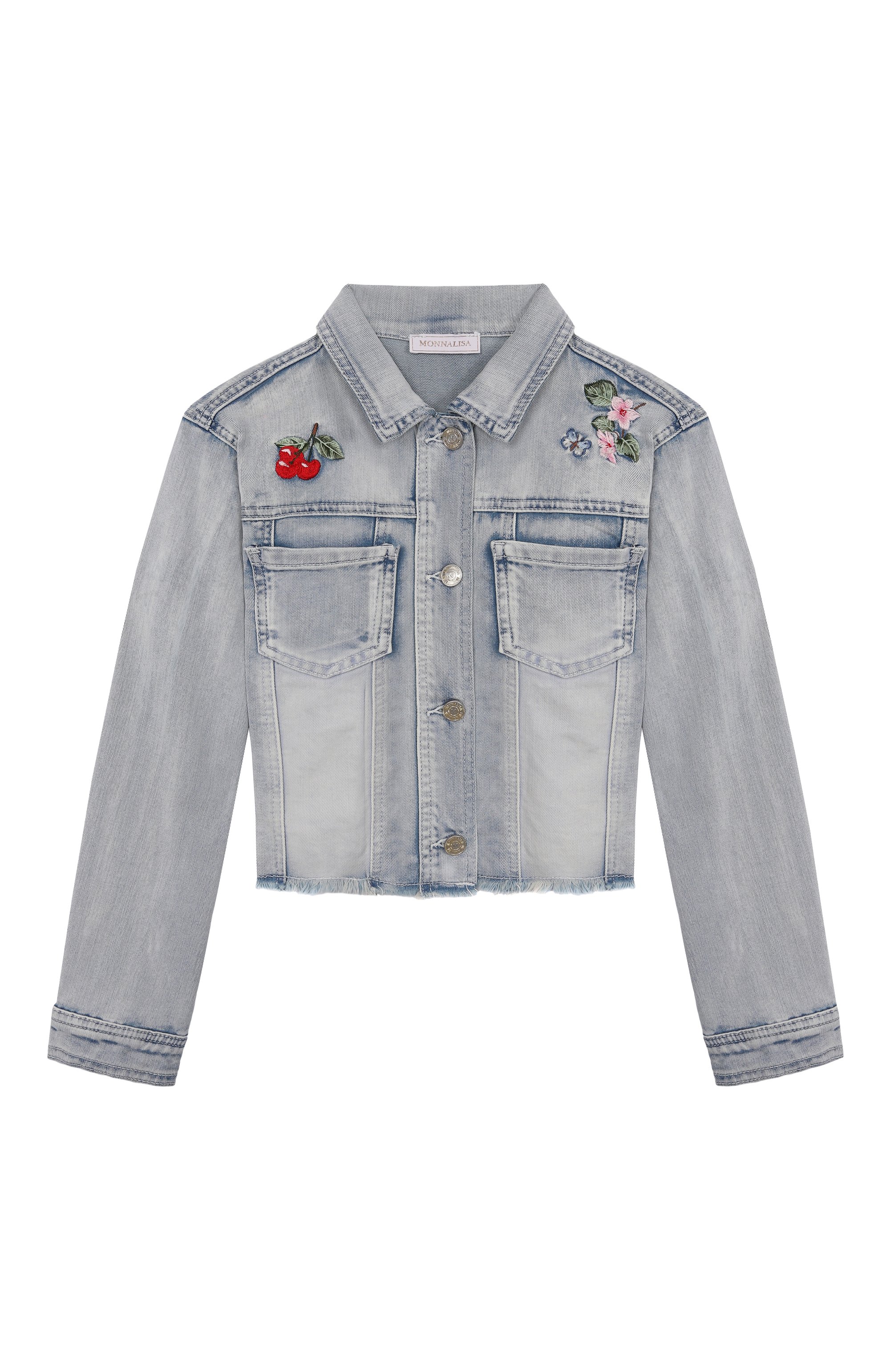 Джинсовая куртка MONNALISA, арт. 19E103, фото 1