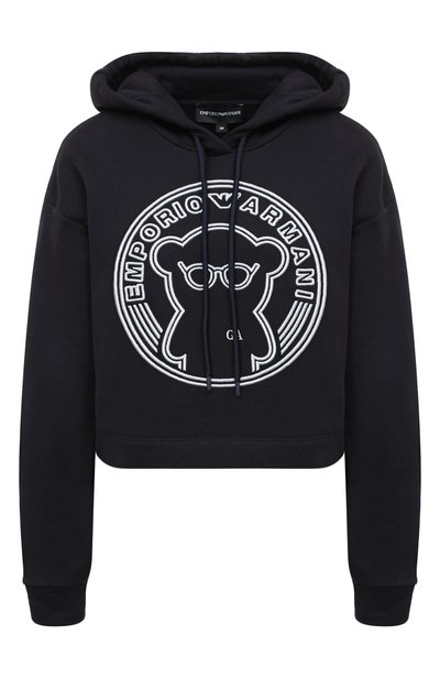 Женский хлопковое худи EMPORIO ARMANI, арт. 6H2M9A/2JPLZ