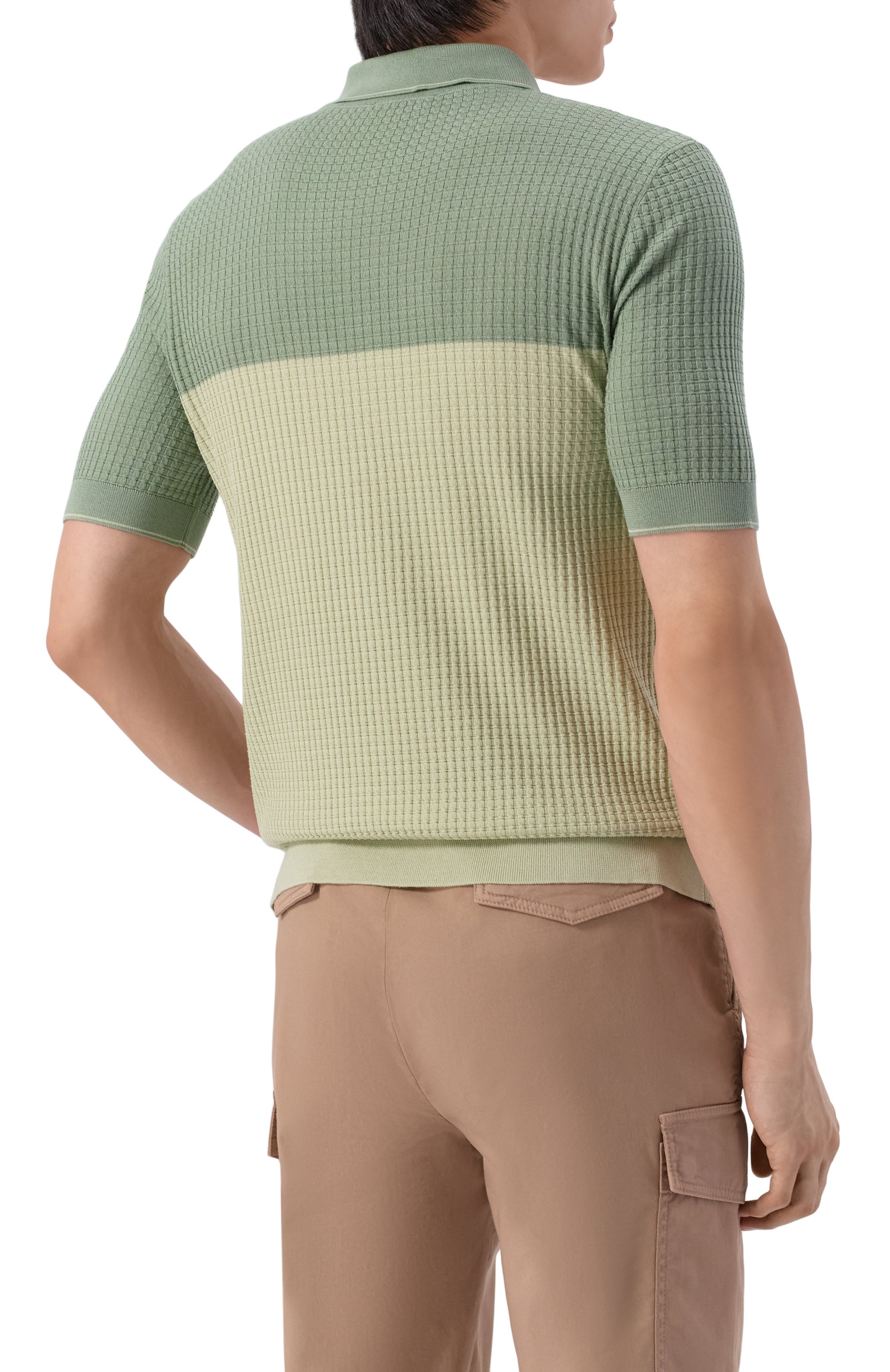 Поло из шелка и хлопка ZILLI, арт. KZP002M0107VFSTR0, фото 4