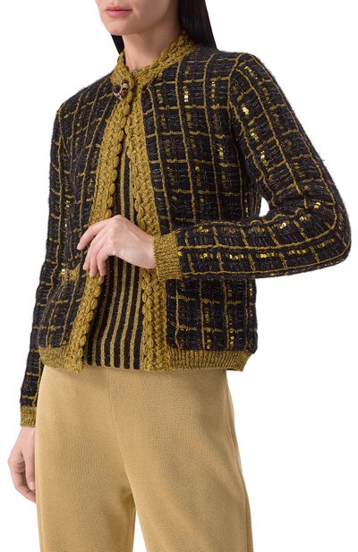 Жакет с отделкой пайетками VALENTINO, арт. 6B3KE03M94G, фото 3