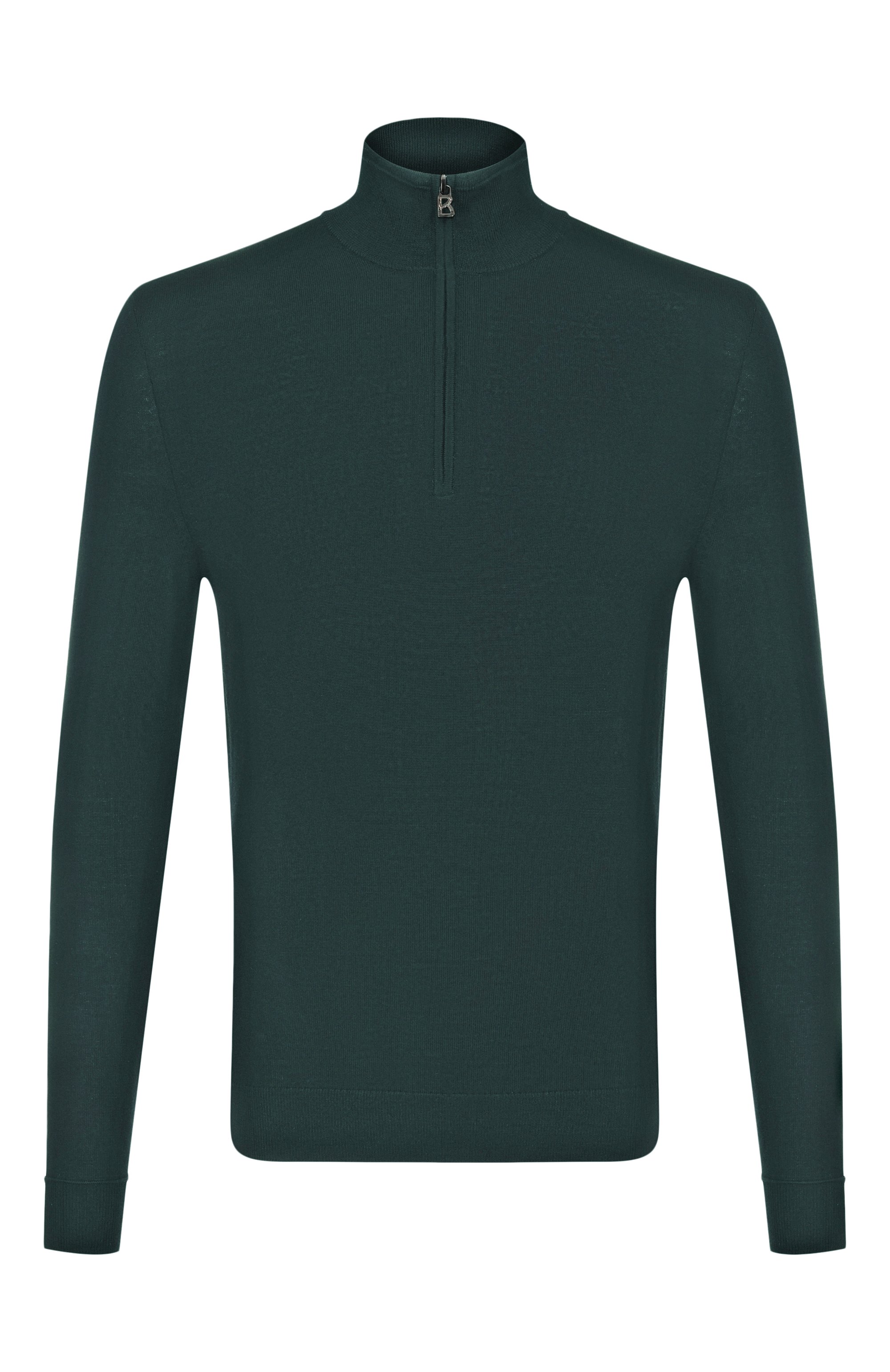 Шерстяной джемпер BOGNER темно-зеленого цвета по цене 30400 руб., арт. 88609785, фото 1 Шерстяной джемпер BOGNER, арт. 88609785, фото 1