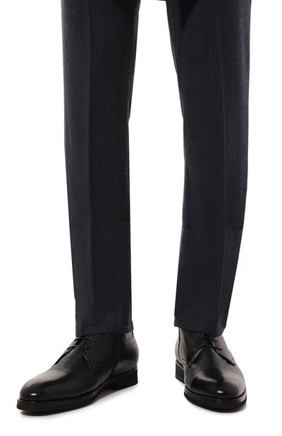 Кожаные ботинки BARRETT черного цвета по цене 69950 руб., арт. 212U028.11, фото 3 Кожаные ботинки BARRETT, арт. 212U028.11, фото 3