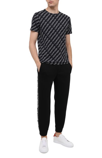 Хлопковая футболка CALVIN KLEIN, арт. KM0KM00470, фото 2