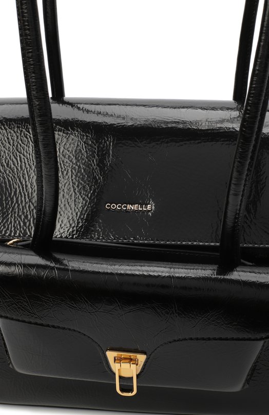 Сумка-тоут Double Beat medium Coccinelle E1 T8D 11 02 01 Чёрный  E1 T8D 11 02 01 Фото 3