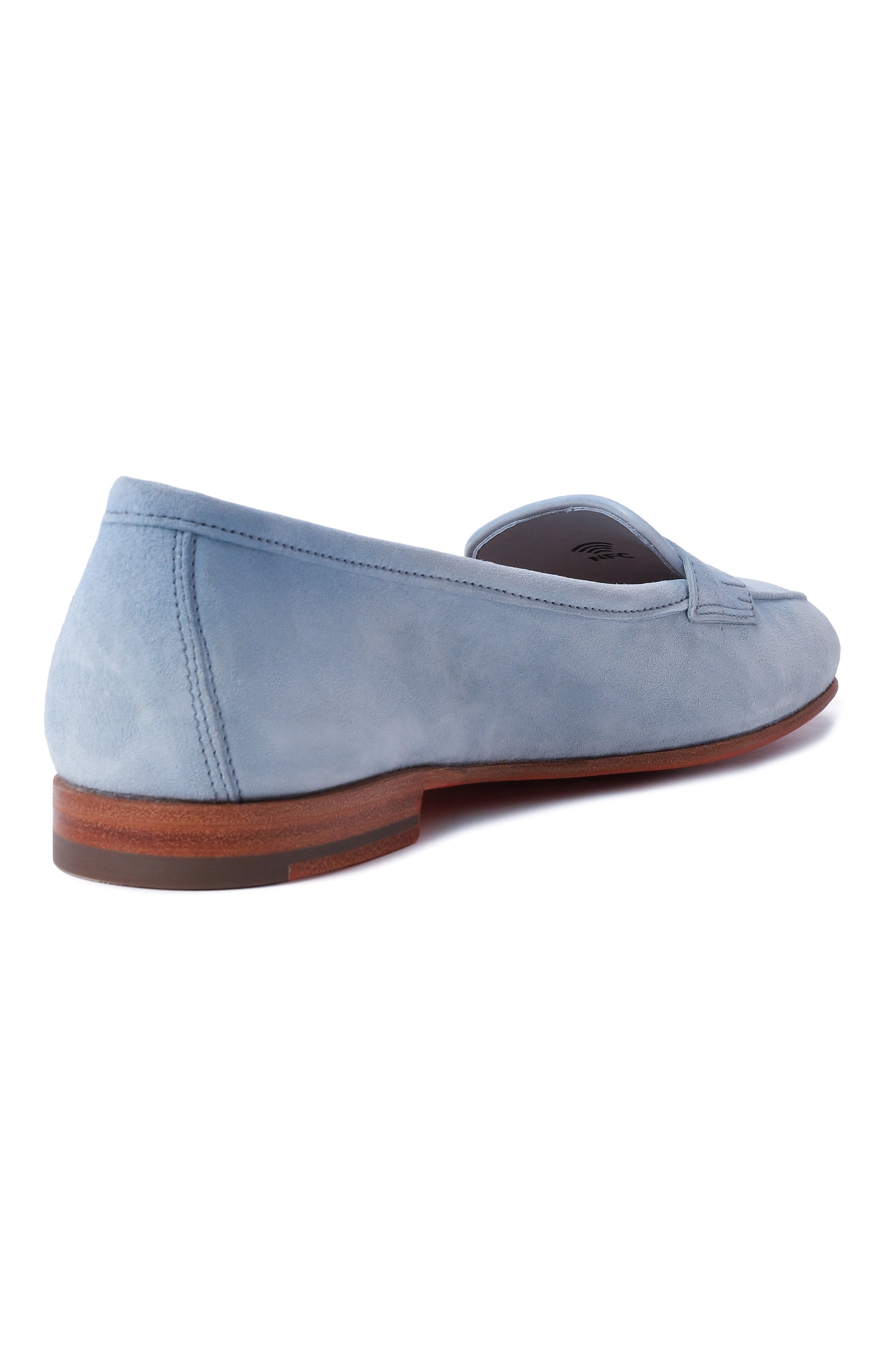 Замшевые пенни-лоферы carla SANTONI голубого цвета по цене 87550 руб., арт. WUNG71031SA4SAEA, фото 5 Замшевые пенни-лоферы carla SANTONI, арт. WUNG71031SA4SAEA, фото 5