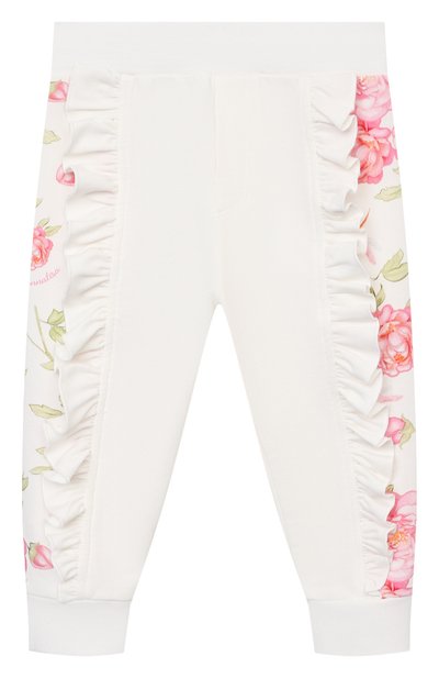 Хлопковые джоггеры MONNALISA, арт. 397400, фото 1