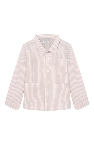 Льняная рубашка BRUNELLO CUCINELLI, арт. BH762CA03S