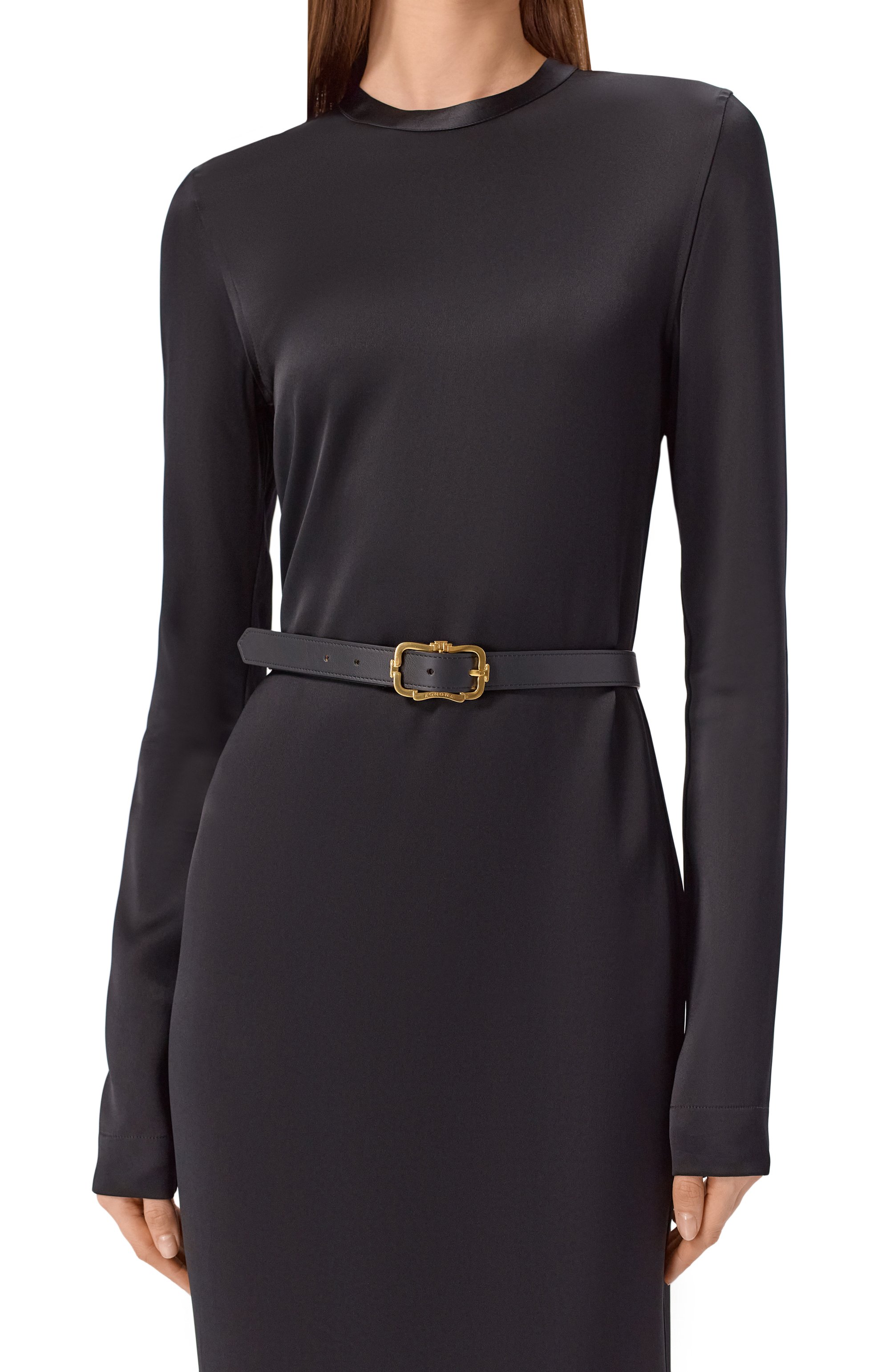 Кожаный ремень AGNONA, арт. L61003E/L8157E, фото 2