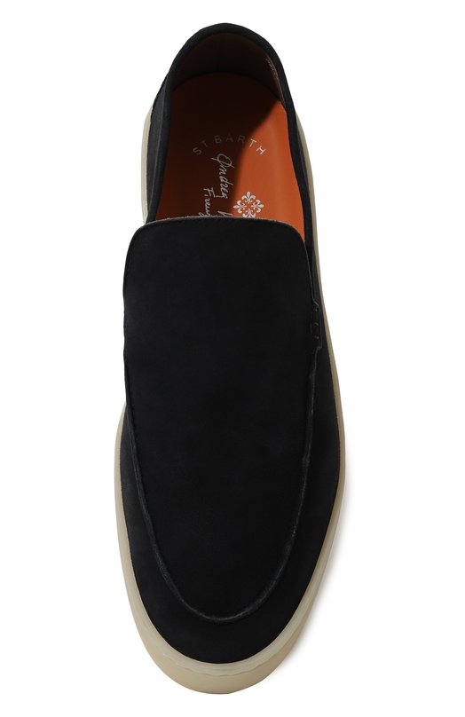 Замшевые лоферы St. Barth Andrea Ventura Firenze Синий, фото 6