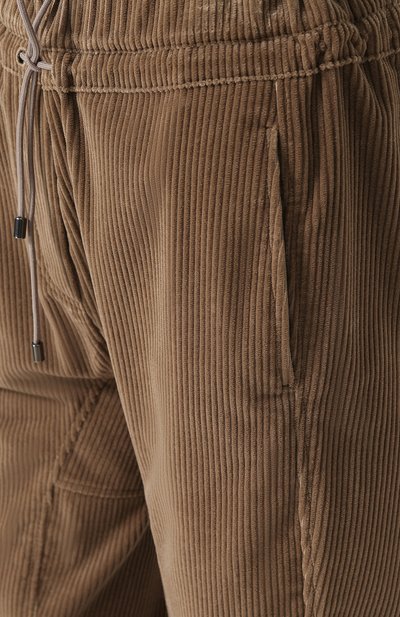 Вельветовые брюки BRUNELLO CUCINELLI бежевого цвета по цене 125000 руб., арт. MA121P6783, фото 5 Вельветовые брюки BRUNELLO CUCINELLI, арт. MA121P6783, фото 5