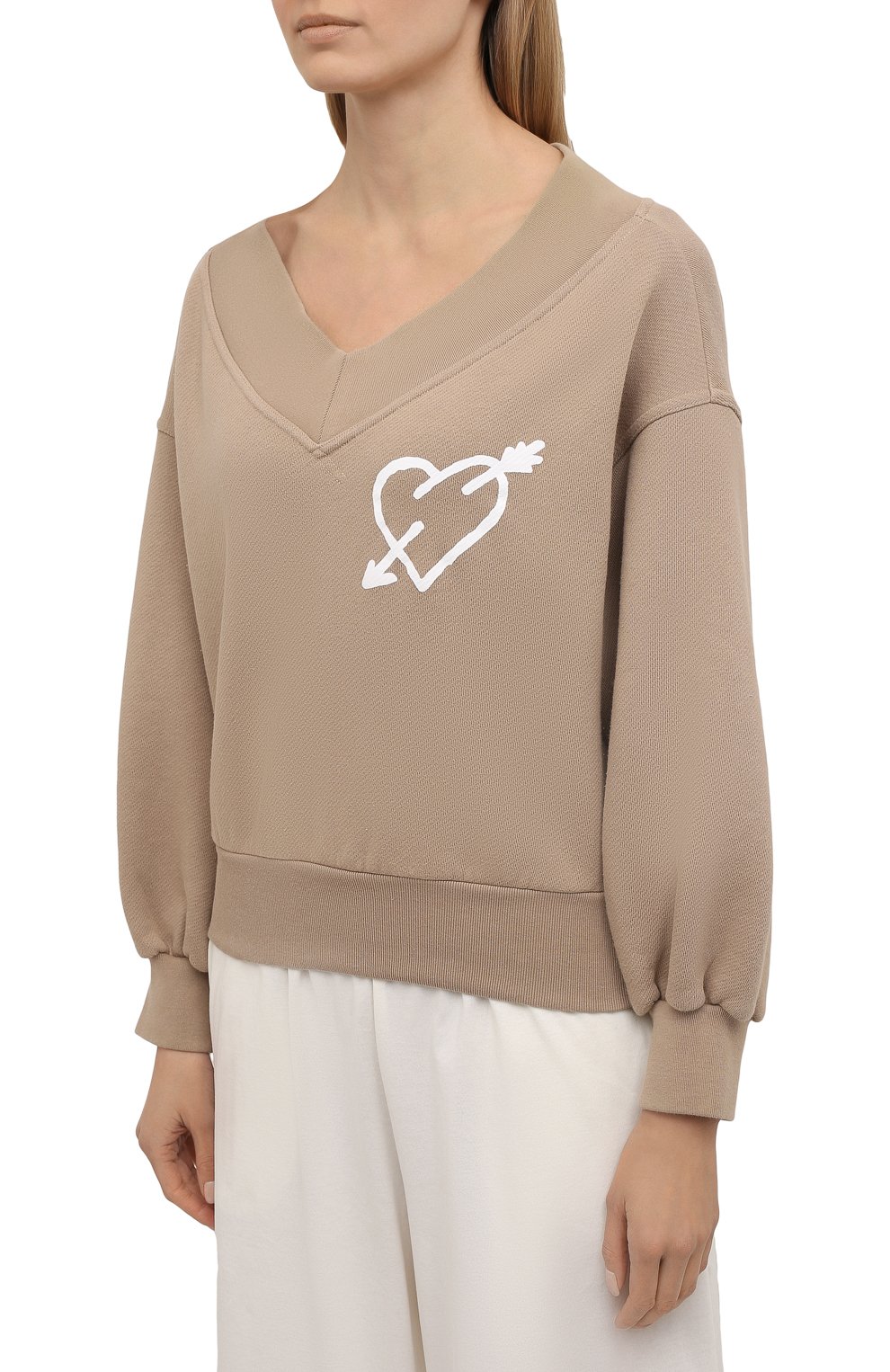 Хлопковый свитшот PALM ANGELS, арт. PWBA025S21FLE0048501, фото 3