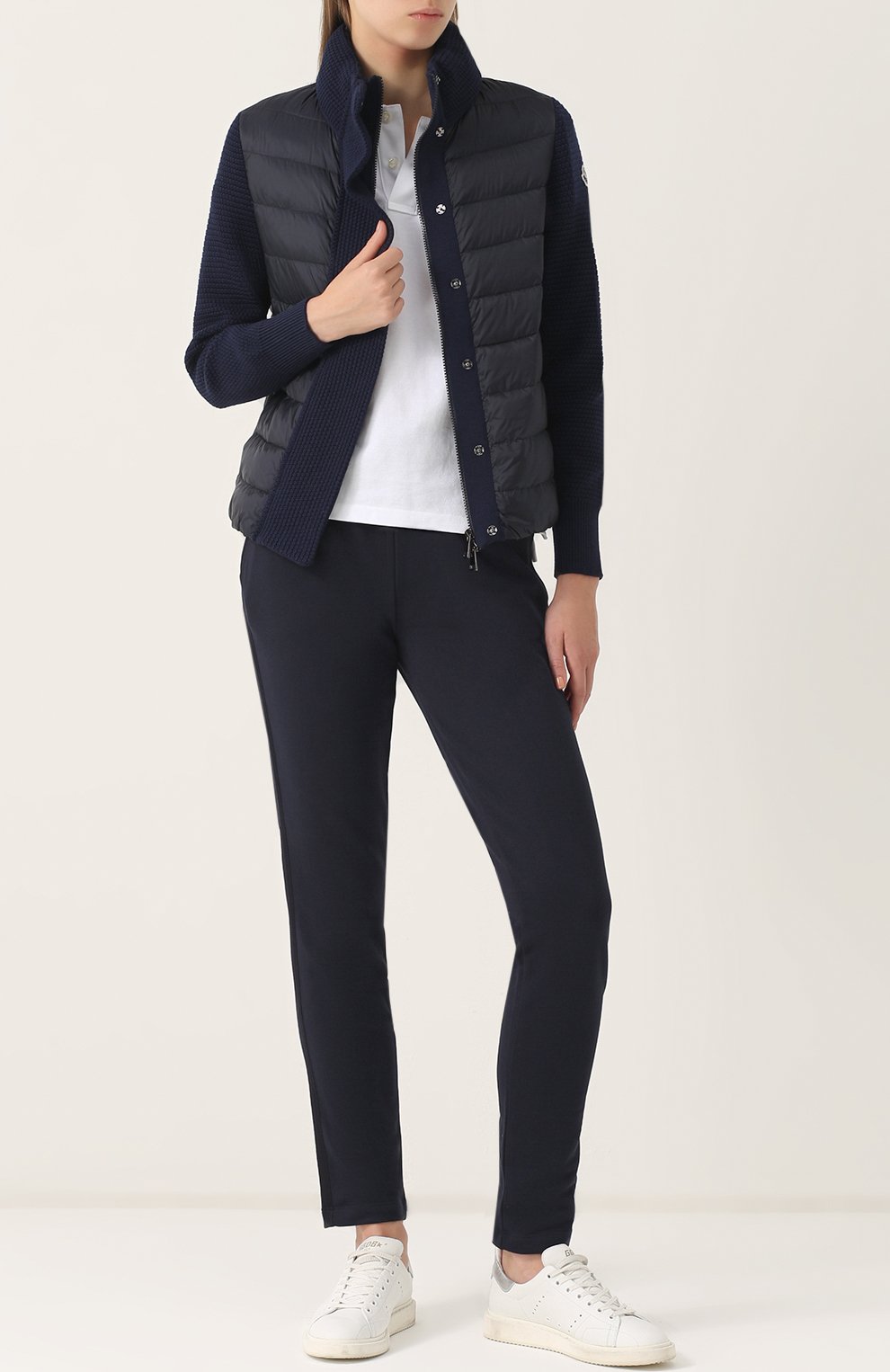 Пуховик с шерстяными рукавами MONCLER, арт. C2-093-94534-00-98124, фото 2