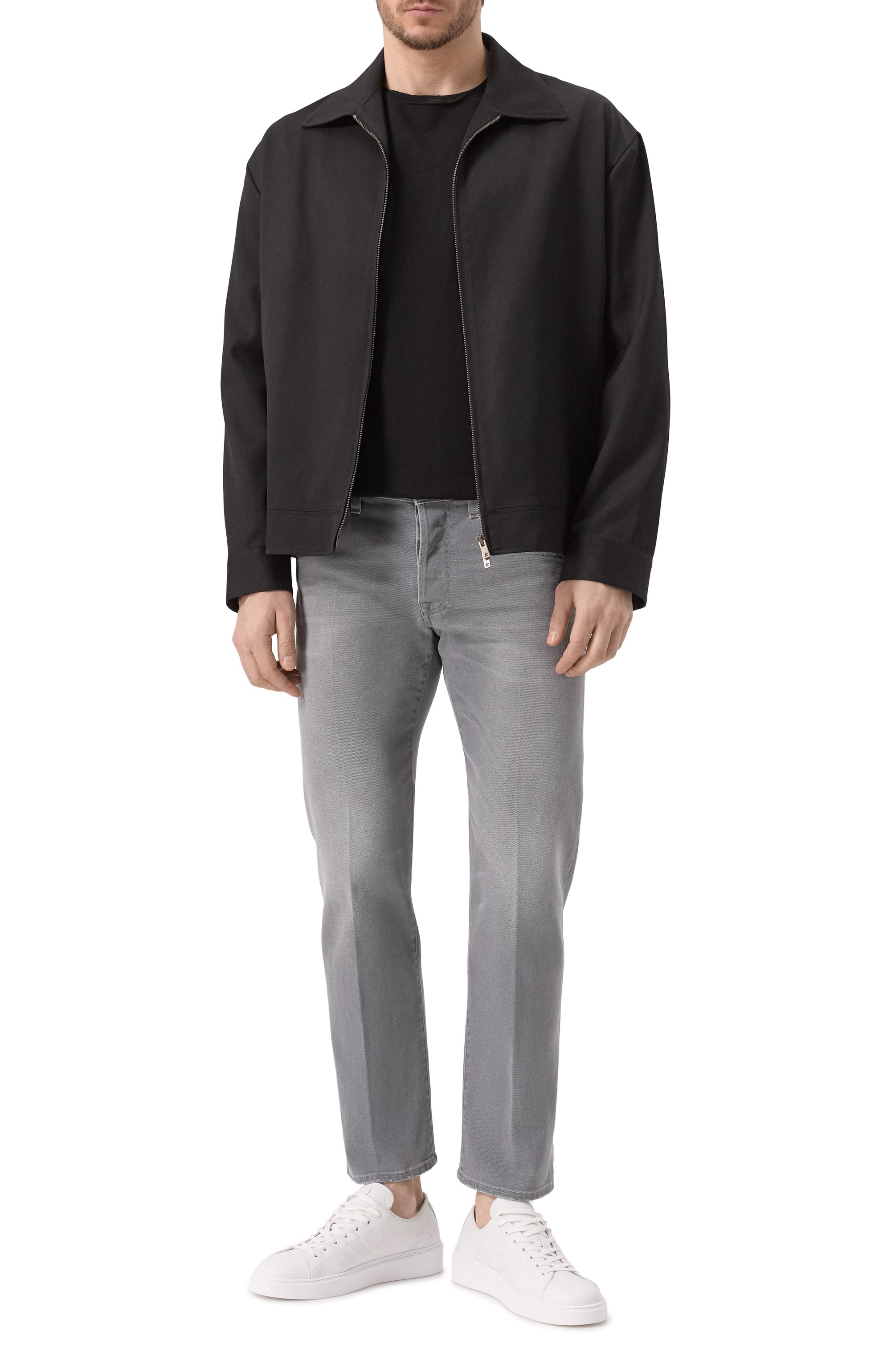 Хлопковая футболка HANNES ROETHER черного цвета по цене 15000 руб., арт. D35DAY.242.213, фото 2 Хлопковая футболка HANNES ROETHER, арт. D35DAY.242.213, фото 2