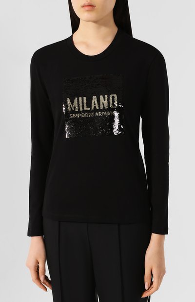 Хлопковый пуловер EMPORIO ARMANI, арт. 3H2T6T/2JQAZ, фото 3