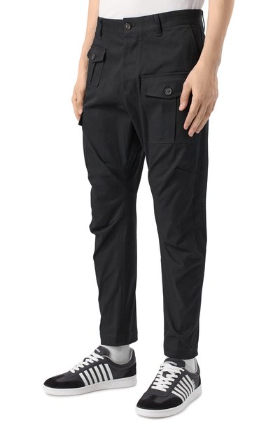 Хлопковые брюки-карго DSQUARED2, арт. S74KB0909, фото 3