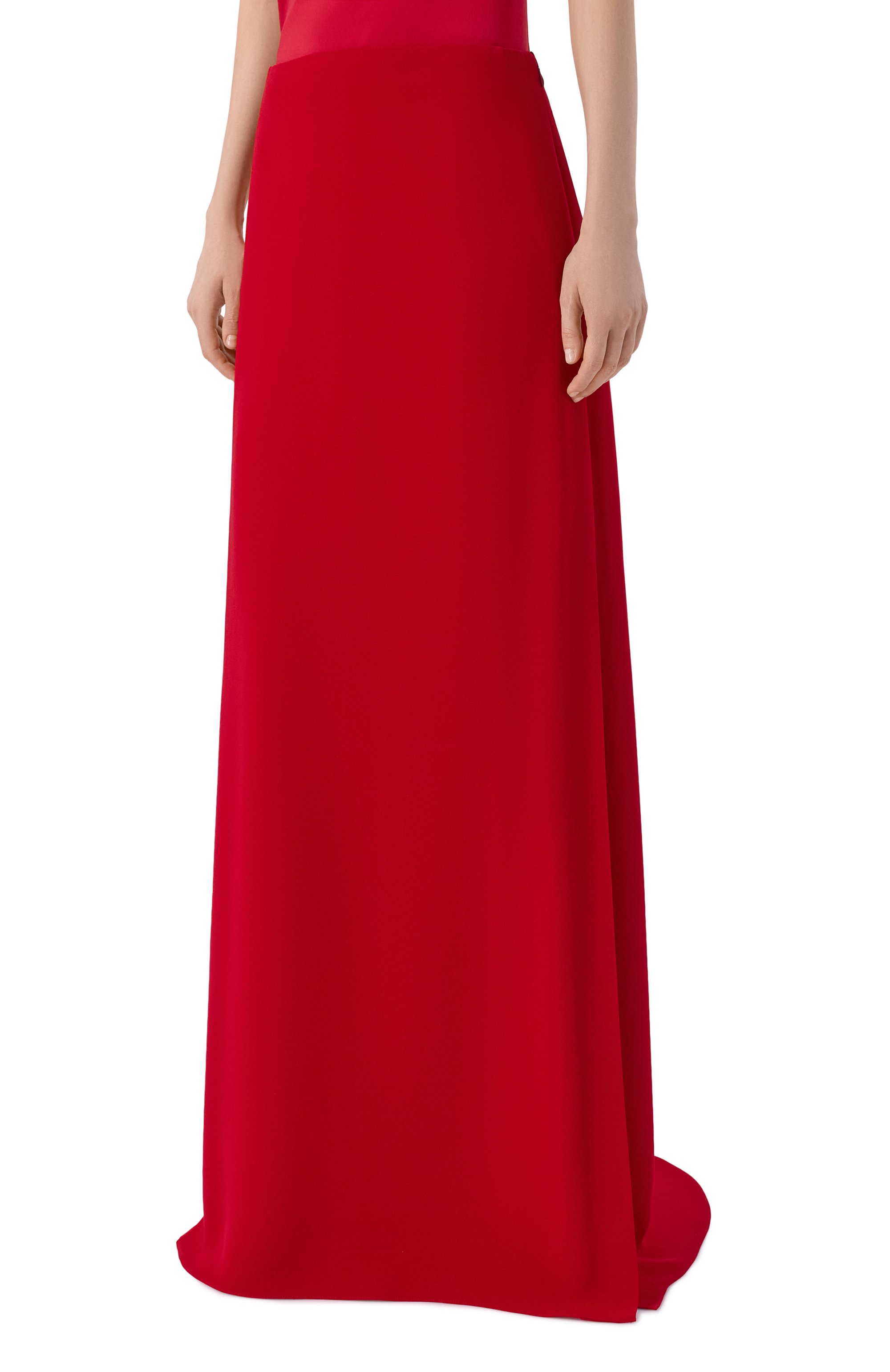 Шелковая юбка VALENTINO красного цвета по цене 414500 руб., арт. 9B3RAF75/1MM, фото 3 Шелковая юбка VALENTINO, арт. 9B3RAF75/1MM, фото 3
