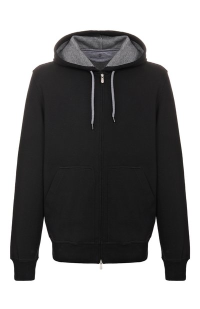 Мужской толстовка из хлопка и кашемира BRUNELLO CUCINELLI, арт. MM8319069G