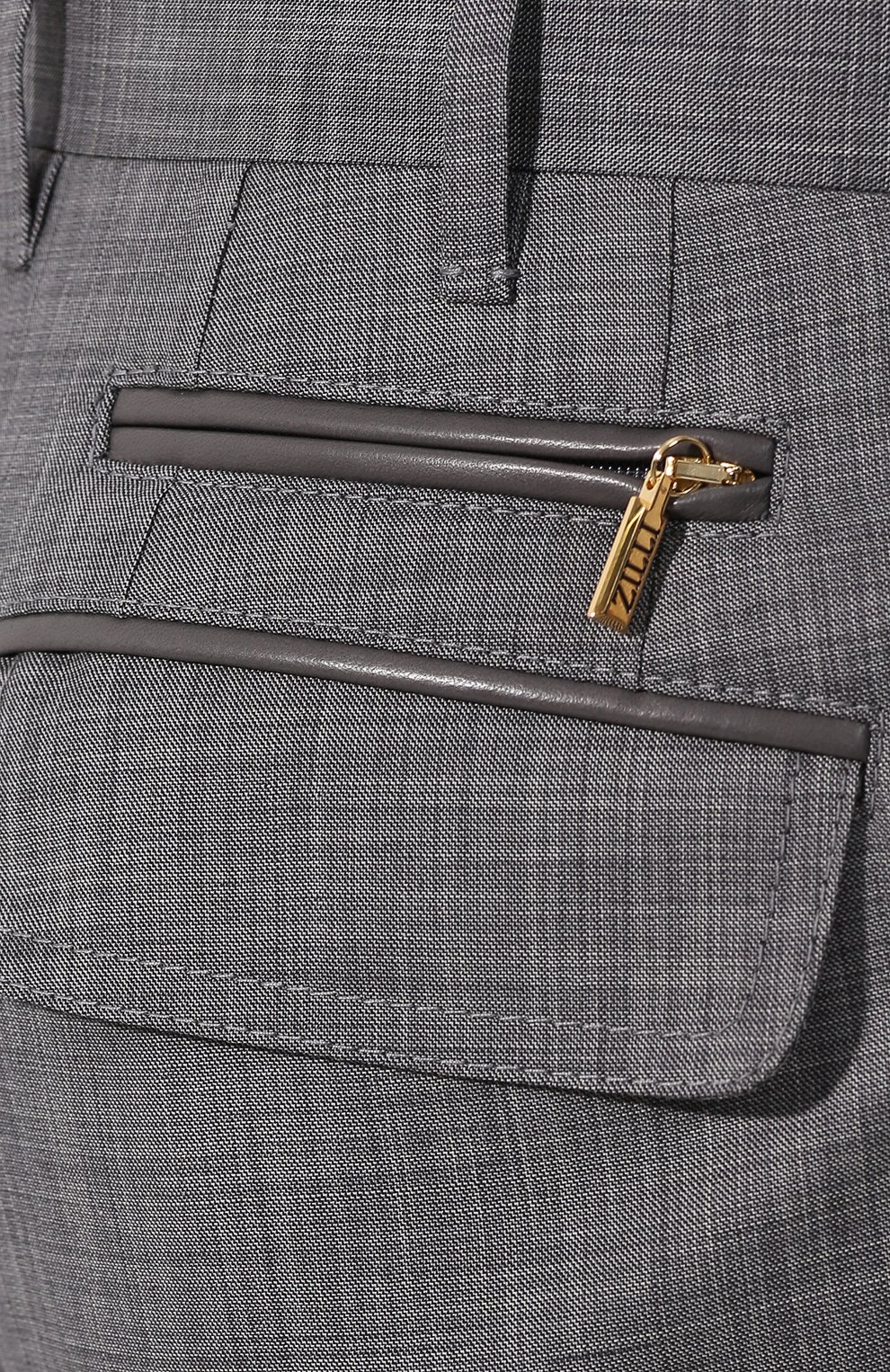 Брюки из шерсти и шелка ZILLI, арт. M0R-40-38N-56139/0001, фото 5