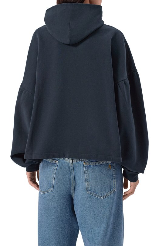 Хлопковое худи Balenciaga 818433/TSV03 Чёрный  818433/TSV03 Фото 4