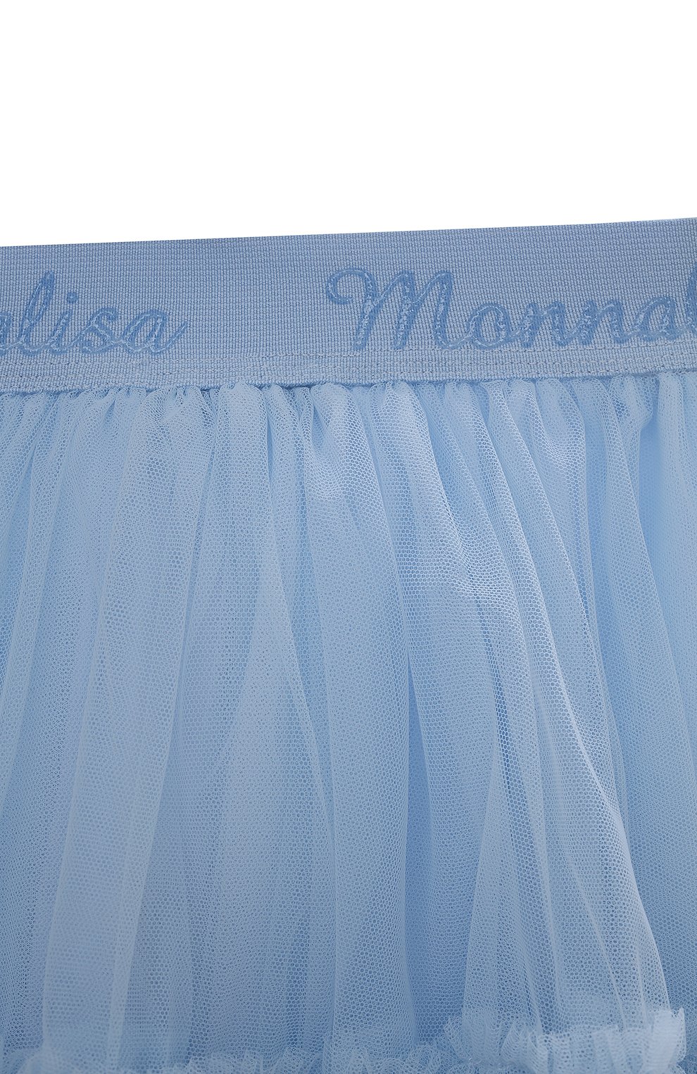 Юбка MONNALISA голубого цвета по цене 9950 руб., арт. 17AGON, фото 3 Юбка MONNALISA, арт. 17AGON, фото 3