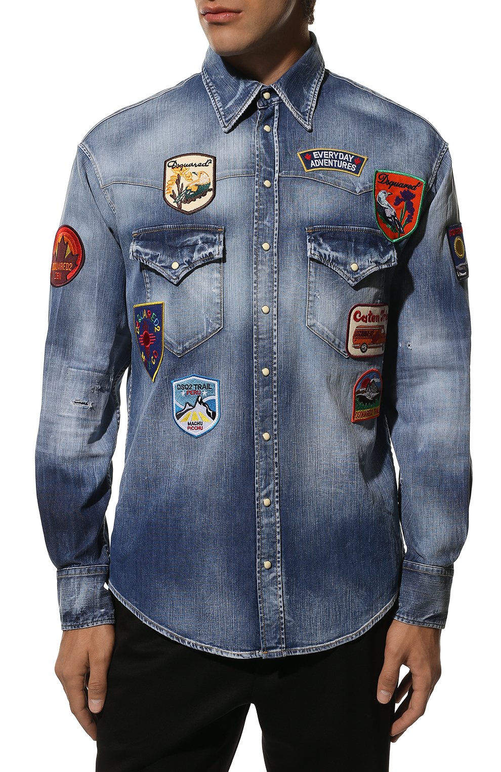 Джинсовая рубашка DSQUARED2, арт. S74DM0644/S30341, фото 3