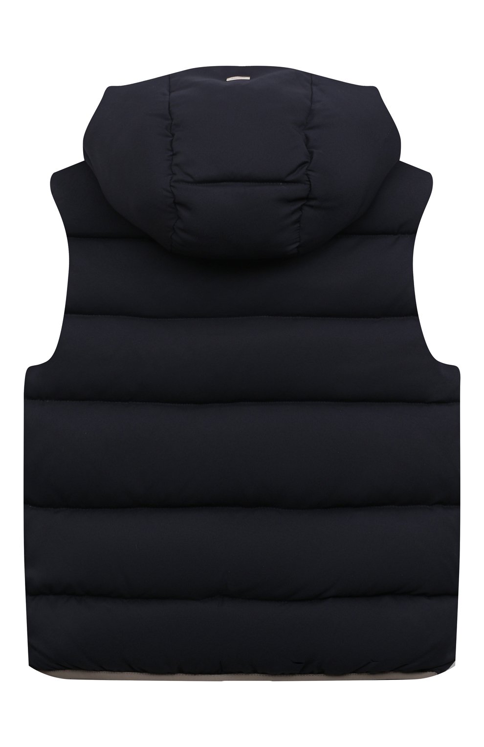 Пуховый жилет HERNO темно-синего цвета по цене 42350 руб., арт. PI000004X/12414/4A-8A, фото 2 Пуховый жилет HERNO, арт. PI000004X/12414/4A-8A, фото 2