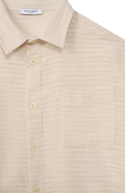 Хлопковая рубашка PAOLO PECORA MILANO, арт. PP4379_001, фото 3