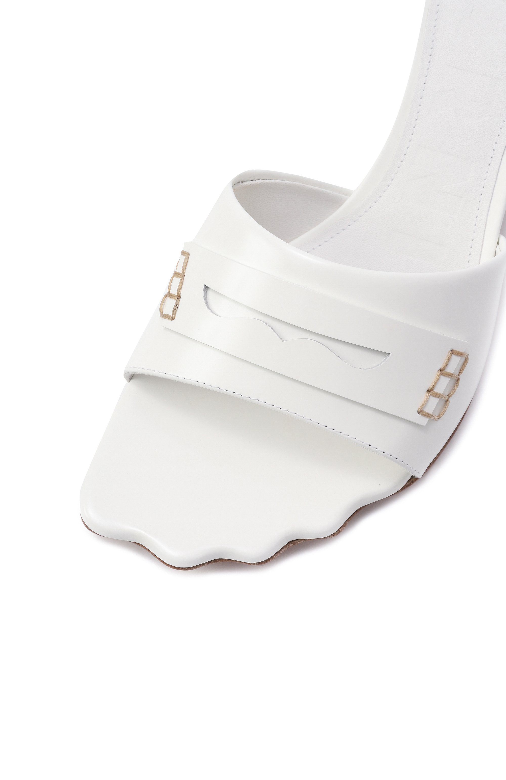 Кожаные мюли moonlight 50 MARNI, арт. SAMS022605/PS679, фото 7