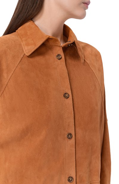 Замшевая рубашка ERIKA CAVALLINI, арт. P6SW02, фото 5