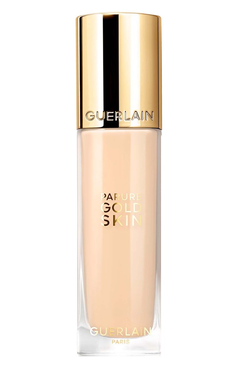 Тональное средство parure gold skin spf 20-pa+++, оттенок 2w теплый (35ml) GUERLAIN  цвета, арт. G043598 | Фото 1 (Региональные ограничения белый список (Axapta Mercury): Не проставлено; Нос: Не проставлено; Финишное покрытие: Сатиновый; SPF фильтр: Низкий (5-20))