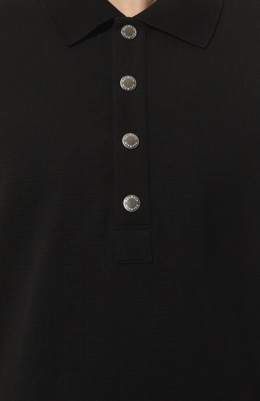 Хлопковое поло BALMAIN, арт. CH1GB000/JB82, фото 5