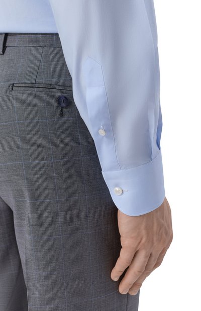 Хлопковая сорочка BRIONI светло-голубого цвета по цене 79950 руб., арт. RCB40M/0A04Q, фото 5 Хлопковая сорочка BRIONI, арт. RCB40M/0A04Q, фото 5