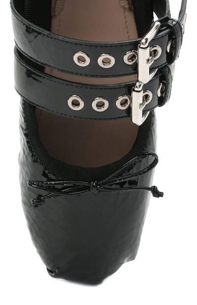 Кожаные балетки MIU MIU, арт. 5F466A/H27, фото 5