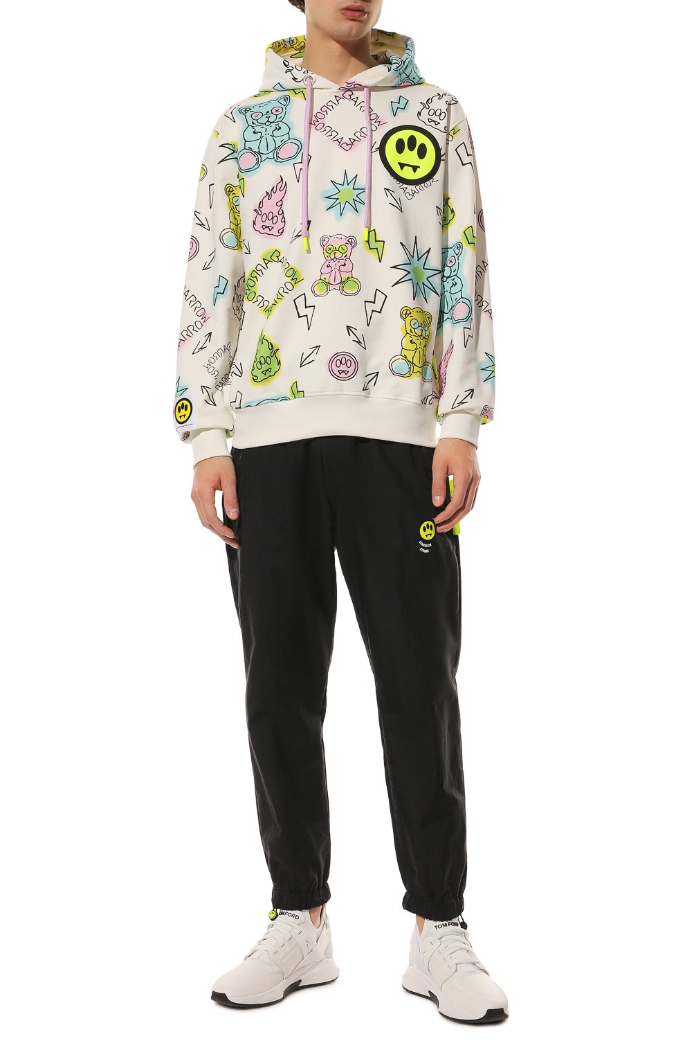 Хлопковое худи BARROW, арт. 031174, фото 2