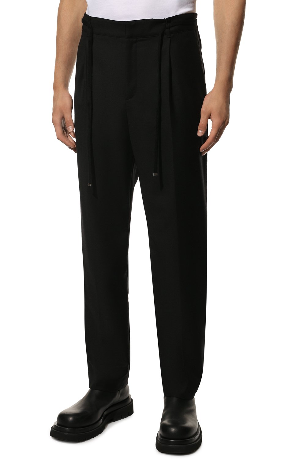 Шерстяные брюки SAINT LAURENT, арт. 583275/Y903V, фото 3