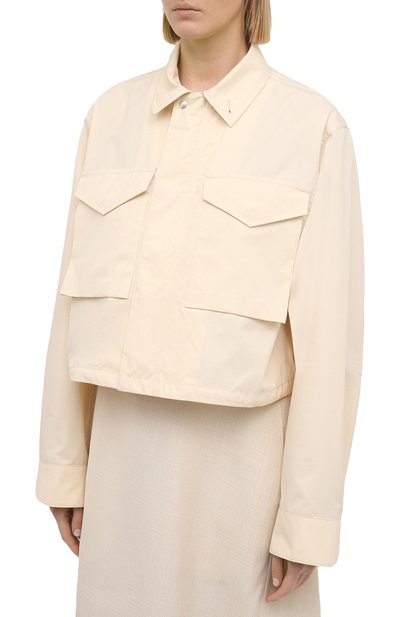 Хлопковая рубашка JIL SANDER, арт. JSPS420305-WS251800, фото 3