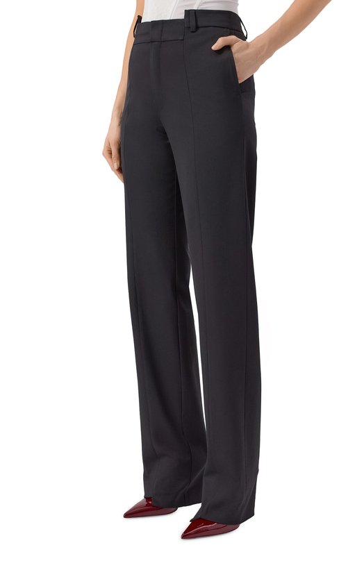 Шерстяные брюки VETEMENTS WE76TP357B/25025 W00L Чёрный  WE76TP357B/25025 W00L Фото 3