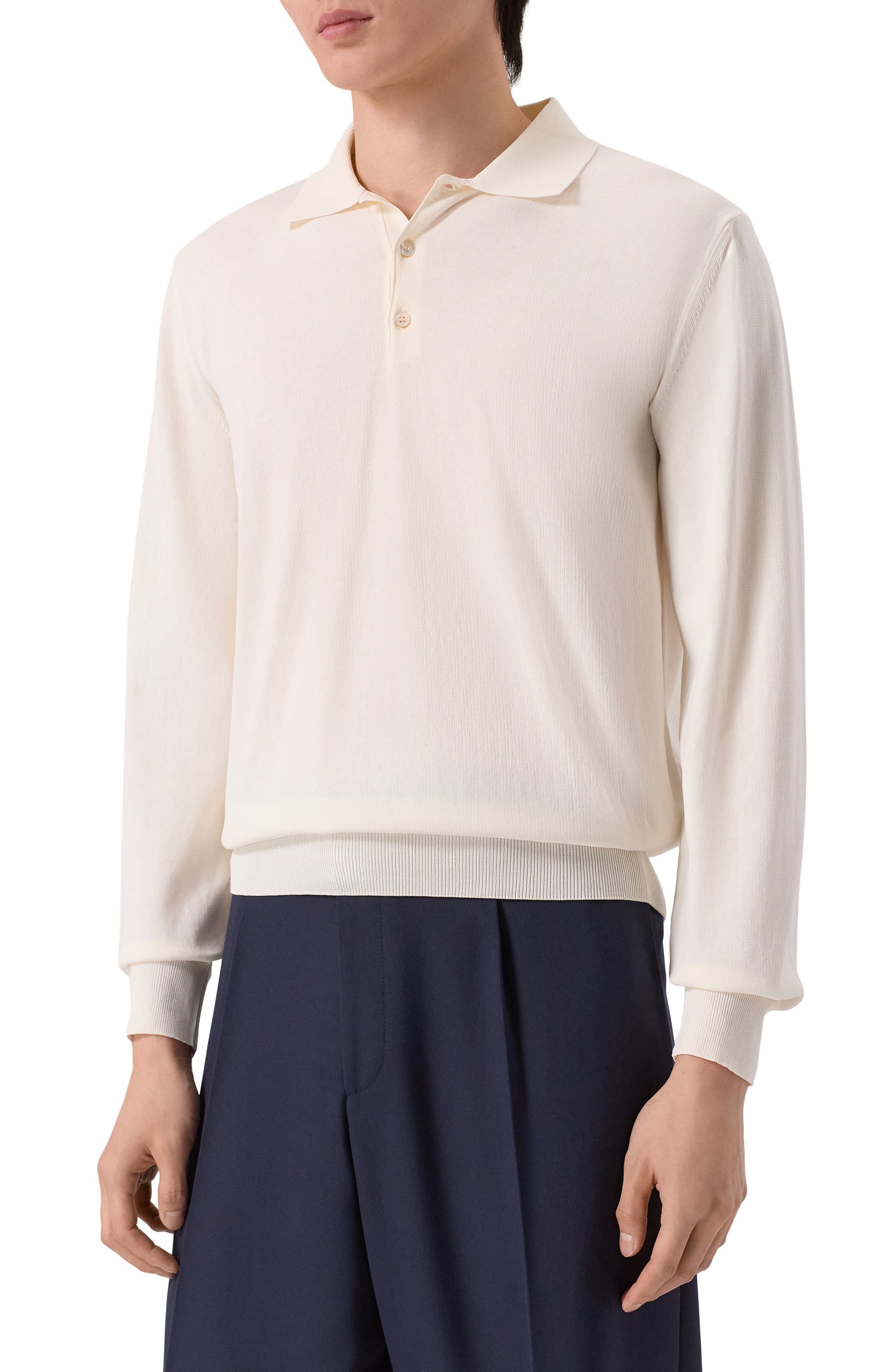 Хлопковое поло CANALI, арт. C0017/MK02459, фото 3