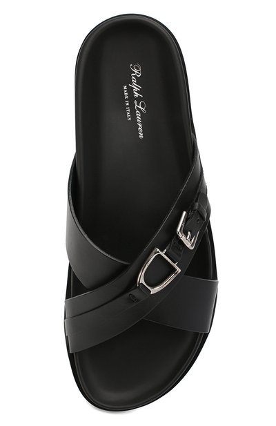 Кожаные шлепанцы RALPH LAUREN, арт. 815795857, фото 5