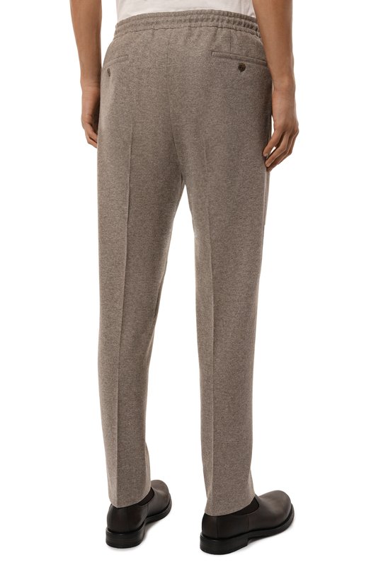 Шерстяные брюки Corneliani 944L19-9418801 Бежевый  944L19-9418801 Фото 4