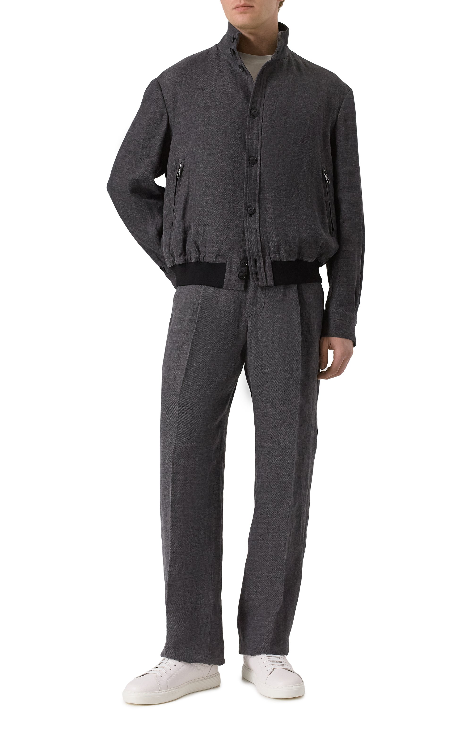 Льняной бомбер GIORGIO ARMANI, арт. GM001748/TE15998, фото 2