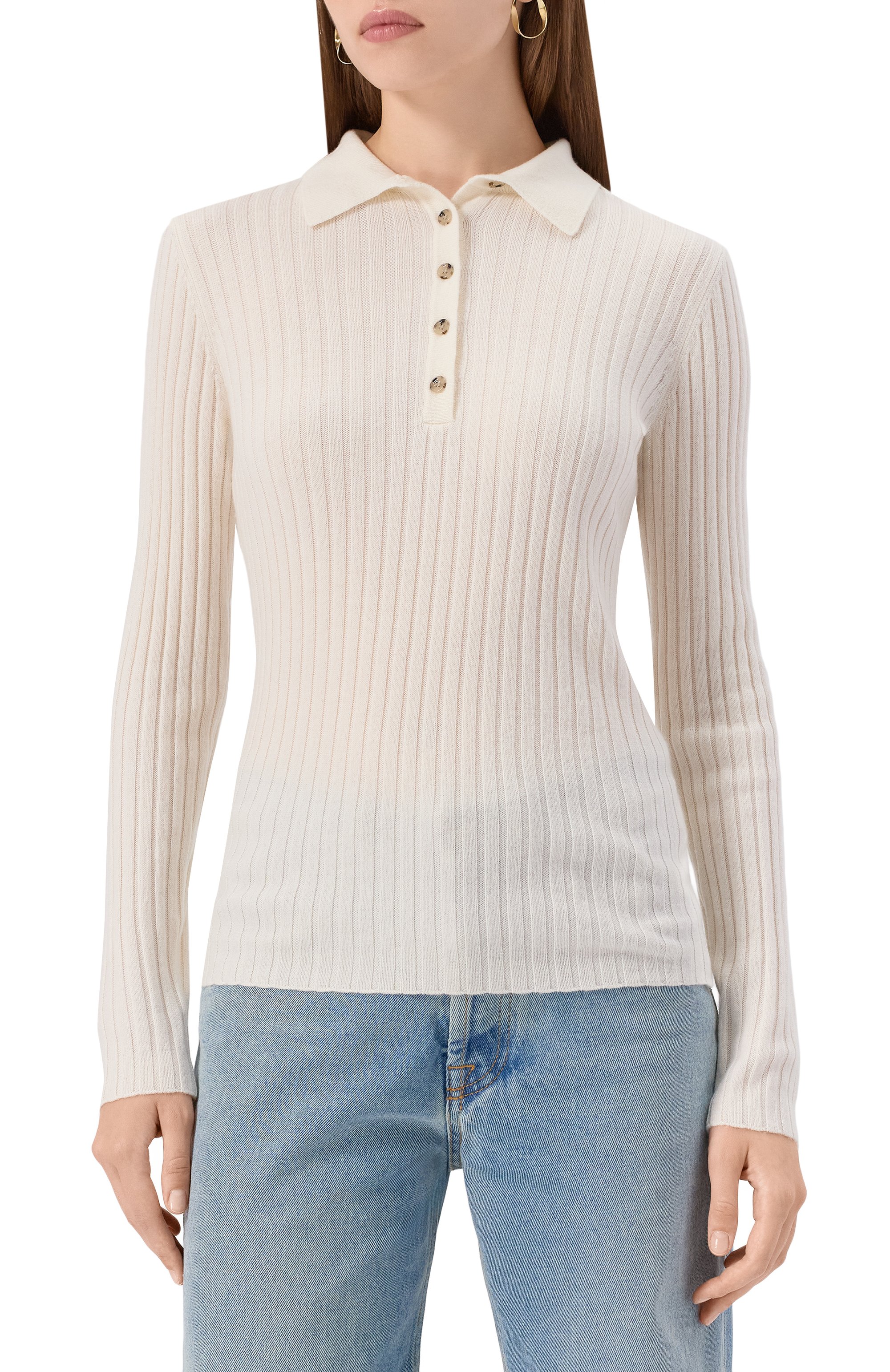 Кашемировое поло ALLUDE, арт. 255/11143, фото 3