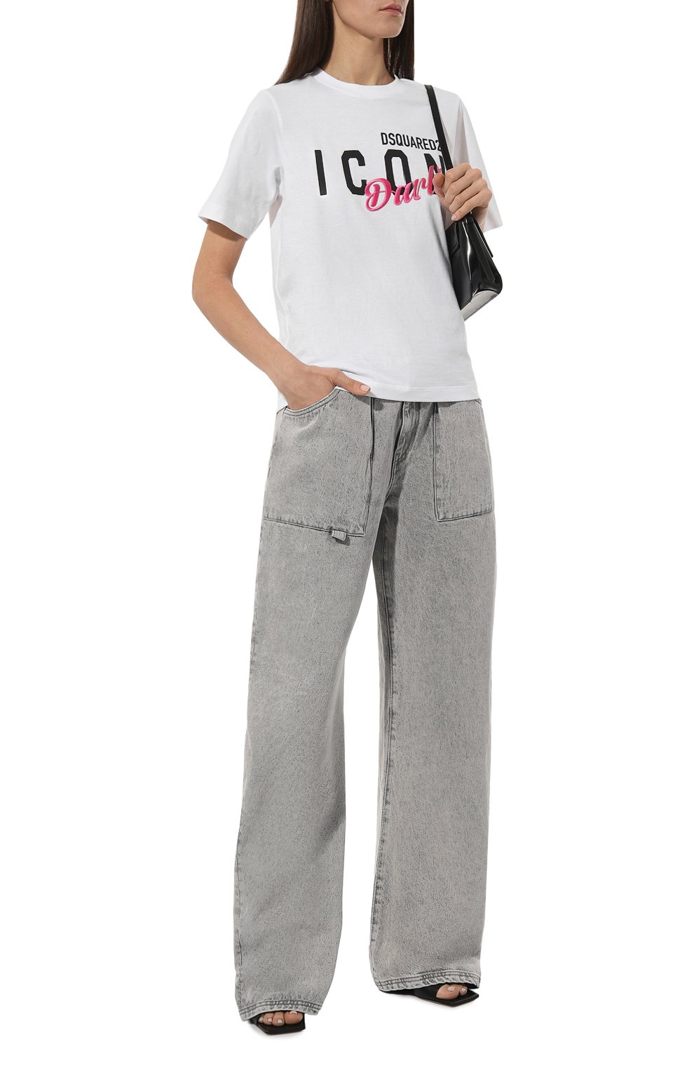 Хлопковая футболка DSQUARED2, арт. S80GC0063, фото 2