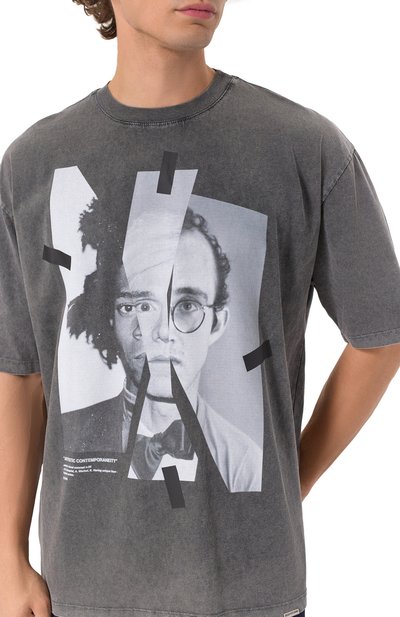 Хлопковая футболка DIEGO VENTURINO, арт. DVTS0BWH, фото 5