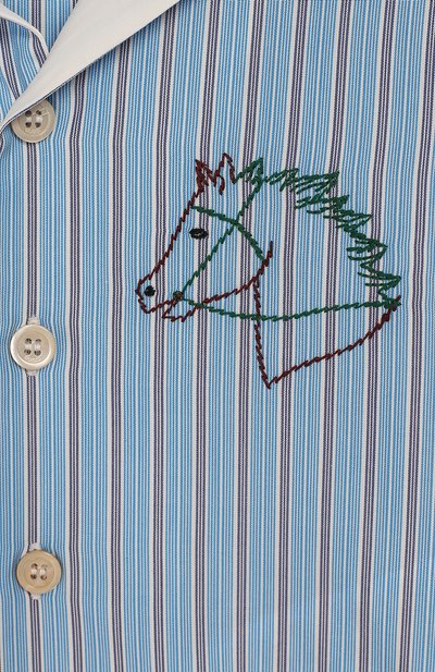 Хлопковая рубашка GUCCI, арт. 591650/XWAHQ, фото 3