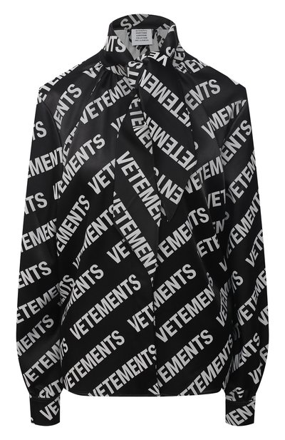 Женская блузка VETEMENTS, арт. WE51SH700B 2606/BLACK/WHITE