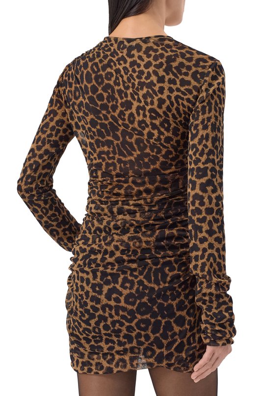 Платье Saint Laurent 781869/Y7I34 Леопардовый  781869/Y7I34 Фото 4